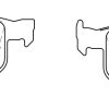 DB1694SS.jpg DBA Street Series Ceramic Rear Brake Pad Set 121.9 x 58.0 x 16.0mm for BMW 5 Series (E60) 520 / BMW 5 Series (E60) 523 & More