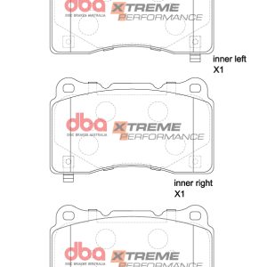 DBA Xtreme Performance Front Brake Pad Set for Renault Megane Hatch (Mk4) RS