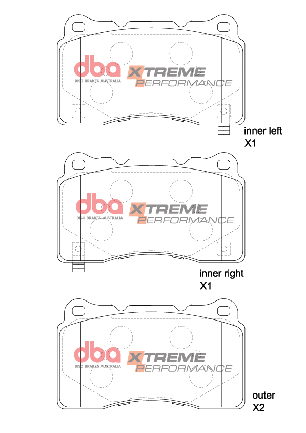DBA 4000 Series T3 Slotted Front Disc & Xtreme Performance Pad Kit 355mm for Renault Megane Hatch (Mk4) RS
