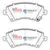 DBA Street Series Ceramic Front Brake Pad Set 131.8 x 57.1 x 16.4mm for Toyota Corolla CDE120 / Toyota Corolla NDE120 & More