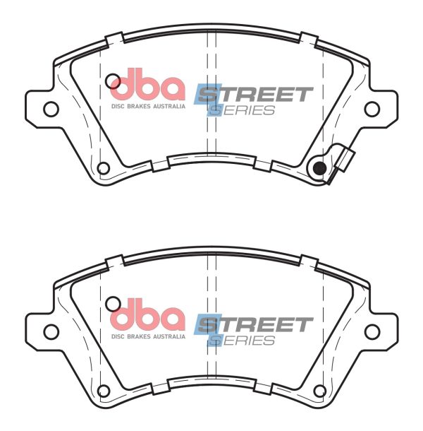 DBA Street Series Ceramic Front Brake Pad Set 131.8 x 57.1 x 16.4mm for Toyota Corolla CDE120 / Toyota Corolla NDE120 & More