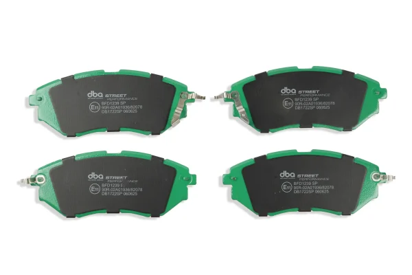 DBA Street Performance Front Brake Pad Set 157 x 63.4 x 17mm for Subaru Forester / Subaru Legacy & More