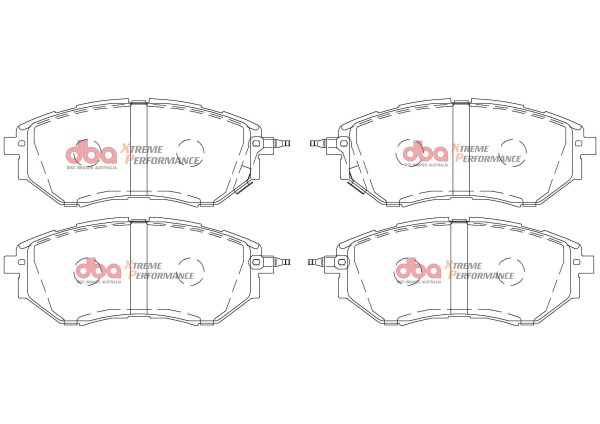 DBA 4000 Series T3 Slotted Front Disc & Xtreme Performance Pad Kit 316 x 30mm for Subaru Forester / Subaru Legacy & More