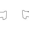 DBA Street Series Ceramic Front Brake Pad Set 150.2 x 61.3 x 17.7mm for Ford Courier / Ford Fiesta & More