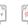 DBA Street Series Ceramic Front Brake Pad Set 119.3 x 68.1 x 16.7mm for Toyota Fortuner / Toyota Hilux
