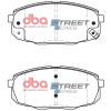 DBA Street Series Ceramic Front Brake Pad Set 130.0 x 58.0 x 16.6mm for Hyundai i-30 FD / Kia Carens & More