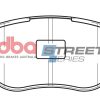 DBA Street Series Ceramic Front Brake Pad Set 136.8 x 57.3 x 18.5mm for Citroen Berlingo Multispace / Citroen C3 & More