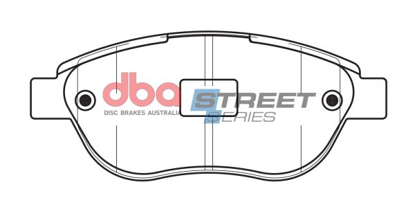 DBA Street Series Ceramic Front Brake Pad Set 136.8 x 57.3 x 18.5mm for Citroen Berlingo Multispace / Citroen C3 & More