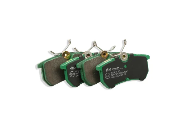 DBA Street Performance Rear Brake Pad Set 87.3 x 42.5 x 13.6mm for Ford Fiesta (Mk6) / Ford Fiesta (Mk7) & More