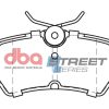 DBA Street Series Ceramic Rear Brake Pad Set 87.1 x 42.6 x 13.6mm for Ford Fiesta (Mk6) / Ford Fiesta (Mk7) & More