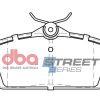 DBA Street Series Ceramic Front Brake Pad Set 124.2 x 57.1 x 16.4mm for Nissan Almera / Nissan Primera P11 & More