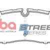 DB1780SS.jpg DBA Street Series Semi-Metallic Front Brake Pad Set 162.6 x 58.6 x 17.1mm for Land Rover Discovery / Land Rover Range Rover / Land Rover Range Rover Sport