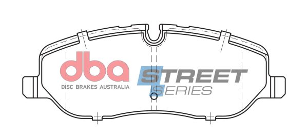 DB1780SS.jpg DBA Street Series Semi-Metallic Front Brake Pad Set 162.6 x 58.6 x 17.1mm for Land Rover Discovery / Land Rover Range Rover / Land Rover Range Rover Sport
