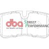 DBA Street Performance Rear Brake Pad Set 116.6 x 46.5 x 16.7mm for Land Rover Discovery / Land Rover Range Rover / Land Rover Range Rover Sport