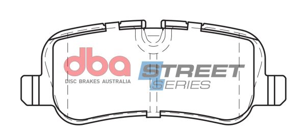 DBA Street Series Ceramic Rear Brake Pad Set 116.8 x 46.4 x 16.4mm for Land Rover Discovery / Land Rover Range Rover / Land Rover Range Rover Sport