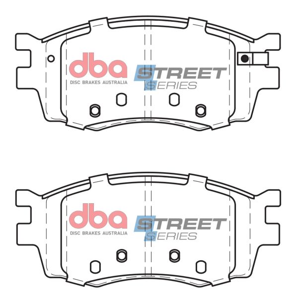 DB1787SS.jpg DBA Street Series Ceramic Front Brake Pad Set 129.8 x 56.0 x 16.6mm for Hyundai Accent / Hyundai i-20 PB / Kia Rio (JB)