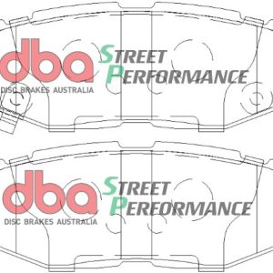 DBA Street Performance Rear Brake Pad Set 110.4 x 40 x 16mm for Subaru BRZ / Subaru Forester & More