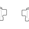 DB1803SS.jpg DBA Street Series Ceramic Rear Brake Pad Set 110.5 x 37.3 x 13.5mm for Subaru BRZ / Subaru Forester & More