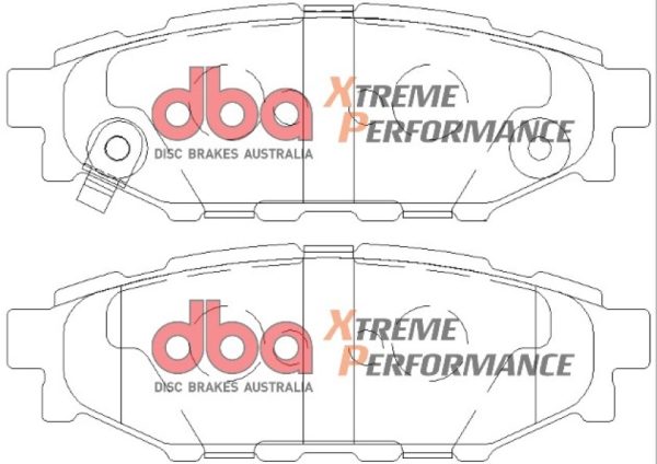 DBA 4000 Series T3 Slotted Rear Disc & Xtreme Performance Pad Kit 286 x 10mm for Subaru BRZ / Subaru Forester & More