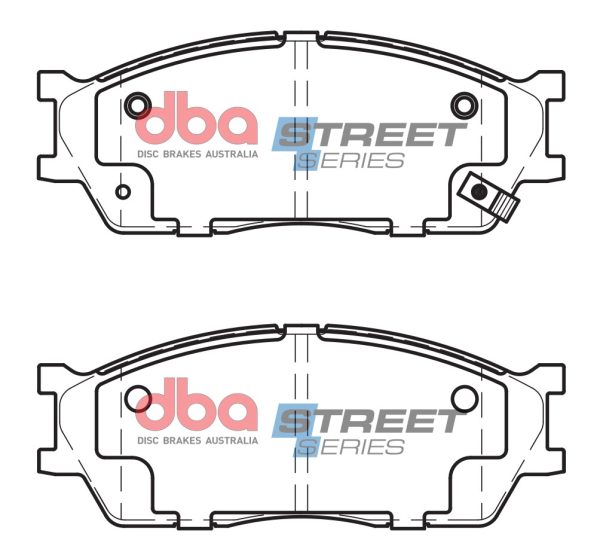 DB1805SS.jpg DBA Street Series Ceramic Front Brake Pad Set 128.1 x 48.9 x 15.5mm for Kia Mentor / Kia Rio (DC) / Kia Shuma