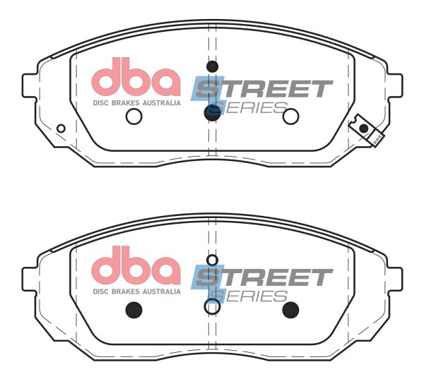 DBA Street Series Ceramic Front Brake Pad Set for Kia Sorento