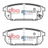 DBA Street Series Ceramic Rear Brake Pad Set for Kia Sorento