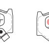 DB1818SS.jpg DBA Street Series Ceramic Front Brake Pad Set for Suzuki Swift