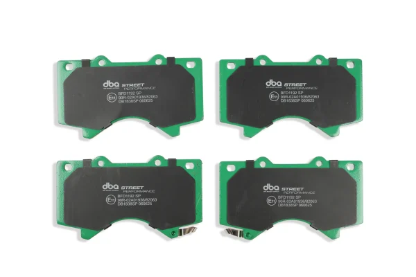 DBA Street Performance Front Brake Pad Set 143.6 x 83 x 17.9mm for Lexus LX450 / Lexus LX570 & More
