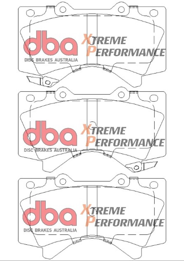 DB1838XP.jpg DBA 4000 Series T3 Slotted Front Disc & Xtreme Performance Pad Kit 340mm for Lexus LX570 / Toyota Land Cruiser 200 series
