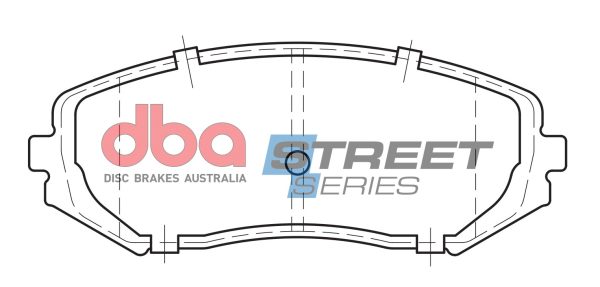 DBA Street Series Ceramic Front Brake Pad Set for Suzuki Grand Vitara