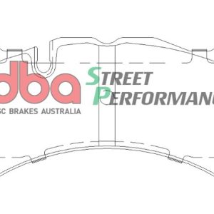 DB1845SP.jpg DBA Street Performance Front Brake Pad Set 164.6 x 81.4 x 15.4mm for Ford Territory / Lexus IS-F & More