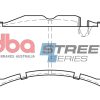 DBA Street Series Ceramic Front Brake Pad Set 164.6 x 81.4 x 15.1mm for Ford Territory / Lexus IS-F & More