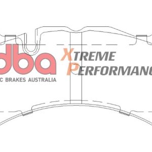 DB1845XP.jpg DBA Xtreme Performance Front Brake Pad Set 164.6 x 81.4 x 15.4mm for Ford Territory / Lexus IS-F & More
