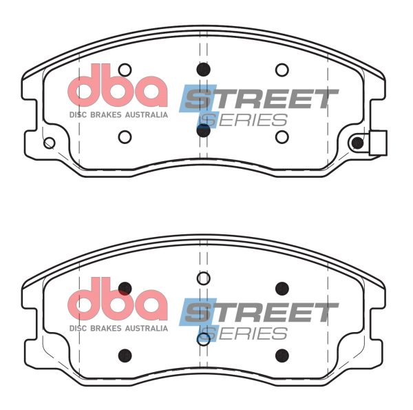 DB1850SS.jpg DBA Street Series Ceramic Front Brake Pad Set 149.2 x 62.1 x 16.2mm for Chevrolet Captiva / Opel Antara / Vauxhall Antara