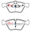 DBA Street Series Ceramic Front Brake Pad Set 155.3, 154.7 x 63.5, 63.5 x 18.8, 19.1mm for BMW 3 Series (E90) 316 / BMW 3 Series (E90) 318 & More