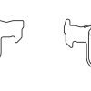 DBA Street Series Ceramic Rear Brake Pad Set 123.2, 123.2 x 58.0, 59.2 x 16.0mm for BMW 3 Series (E90) 325 / BMW 3 Series (E90) 330 & More