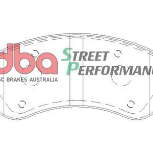 DB1915SP.jpg DBA Street Performance Front Brake Pad Set 164.8 x 66.8 x 18mm for Ford Tourneo / Ford Transit / Volkswagen Amarok
