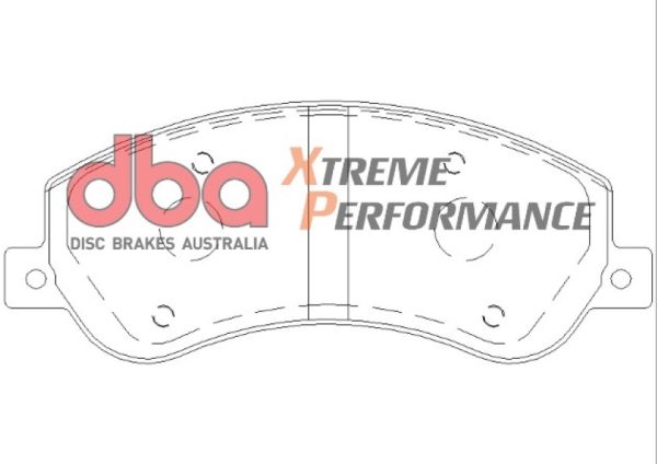 DB1915XP.jpg DBA Xtreme Performance Front Brake Pad Set 164.8 x 66.8 x 18mm for Ford Tourneo / Ford Transit / Volkswagen Amarok
