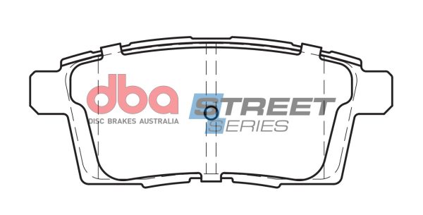 DBA Street Series Ceramic Rear Brake Pad Set for Mazda CX-7 / Mazda CX-9