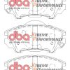 DB1925XP.jpg DBA Xtreme Performance Front Brake Pad Set 141.9 x 66.6 x 17.8mm for Chevrolet Camaro (5th Gen) / Chevrolet Malibu & More