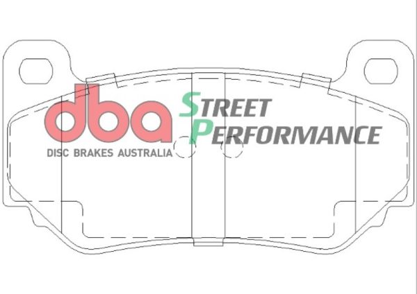 DB1934SP.jpg DBA Street Performance Rear Brake Pad Set 113.4 x 59.2 x 15.1mm for Holden (Aust/Nz) Commodore (VZ) / Holden Hsv (Aust/Nz) Z / Holden Hsv (Aust/Nz) Z AP