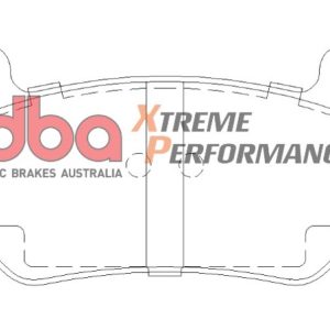DBA Xtreme Performance Rear Brake Pad Set 113.4 x 59.2 x 15.1mm for Holden (Aust/Nz) Commodore (VZ) / Holden Hsv (Aust/Nz) Z / Holden Hsv (Aust/Nz) Z AP