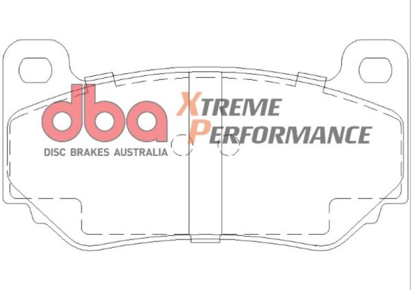 DBA Xtreme Performance Rear Brake Pad Set 113.4 x 59.2 x 15.1mm for Holden (Aust/Nz) Commodore (VZ) / Holden Hsv (Aust/Nz) Z / Holden Hsv (Aust/Nz) Z AP