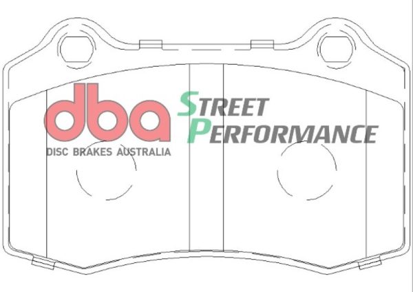 DB1936SP.jpg DBA Street Performance Front or Rear Brake Pad Set 109.7 x 69.1 x 14.8mm for Aston Martin DB7 / Cadillac STS & More
