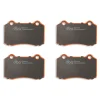 DBA Xtreme Performance Front or Rear Brake Pad Set 109.7 x 69.1 x 14.8mm for Aston Martin DB7 / Cadillac STS & More