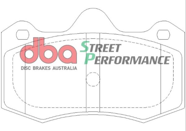 DBA Street Performance Front or Rear Brake Pad Set 130 x 81.6 x 15.9mm for Holden (Aust/Nz) Commodore (VZ) / Holden Hsv (Aust/Nz) Z & More