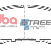 DBA Street Series Ceramic Front Brake Pad Set 142.0 x 58.9 x 16.4mm for Nissan Juke (1st Gen) Nismo RS / Nissan Qashqai (J10) & More
