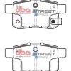 DBA Street Series Ceramic Rear Brake Pad Set for Honda Accord