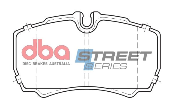 DB1955SS.jpg DBA Street Series Semi-Metallic Rear Brake Pad Set 109.5 x 63.6 x 19.8mm for Ford Transit / Iveco Daily (2006-2011) & More