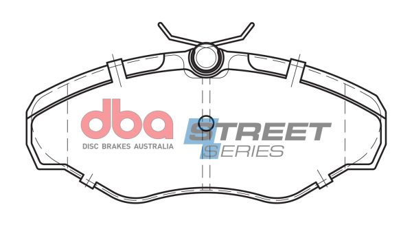 DBA Street Series Semi-Metallic Front Brake Pad Set 145.0 x 62.1 x 16.7mm for Nissan Primastar / Opel Vivaro & More